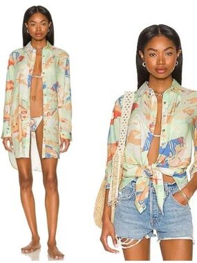 Maaji Mandy Long Shirt in Comet Large